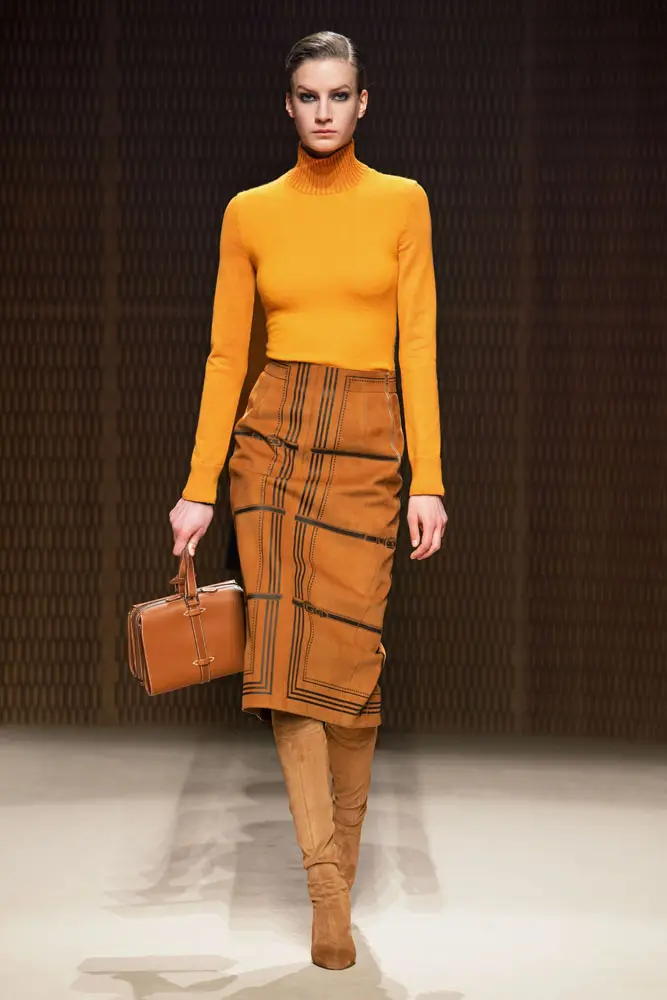 Hermès orange, Fendi yellow, and Valentino red are examples of fashion's genuine colors.