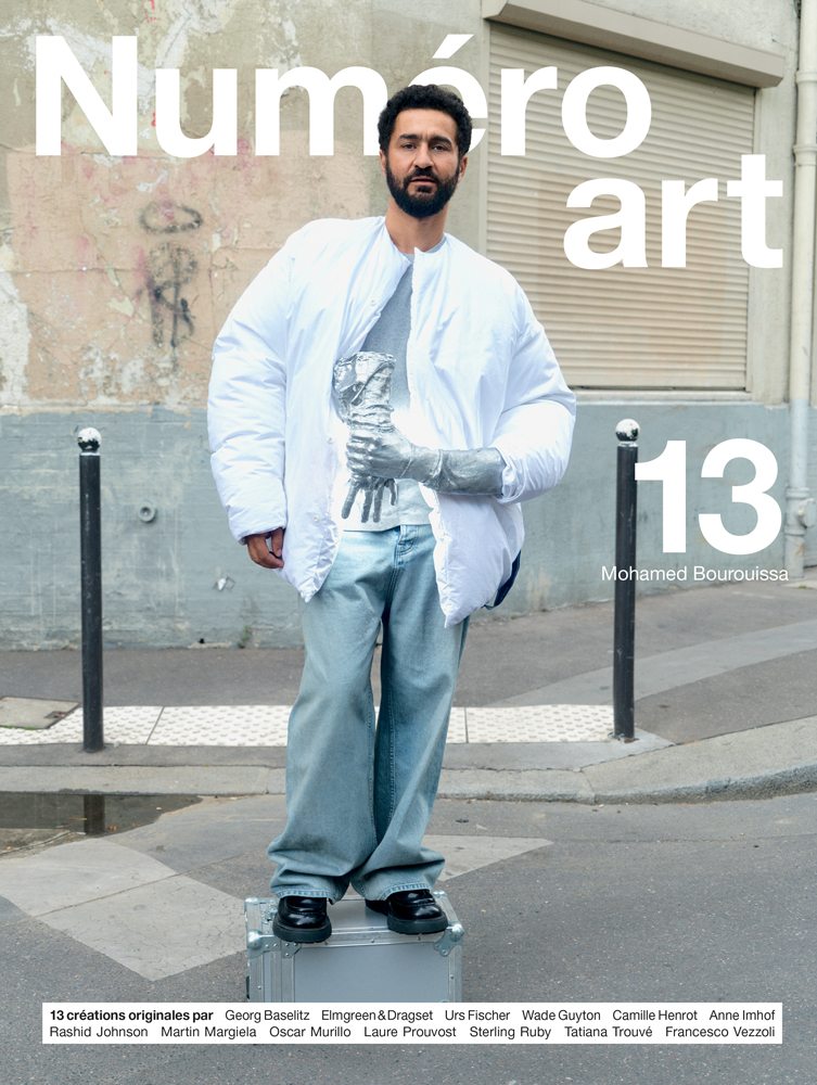 Who is the outstanding artist of his generation, Mohamed Bourouissa, who appears on the cover of Numéro Art 13?