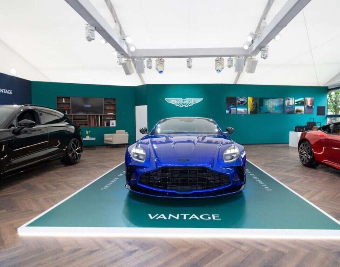 Aston Martin's Latest Vantage Takes Center Stage at Prestigious Racing Festival"