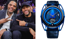 Michael Strahan Dazzles at Knicks Game with De Bethune Star Trek-Inspired Timepiece
