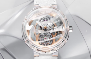 Louis Vuitton's Transparent Tambour Watch: A Masterpiece of Gehry-Inspired Design