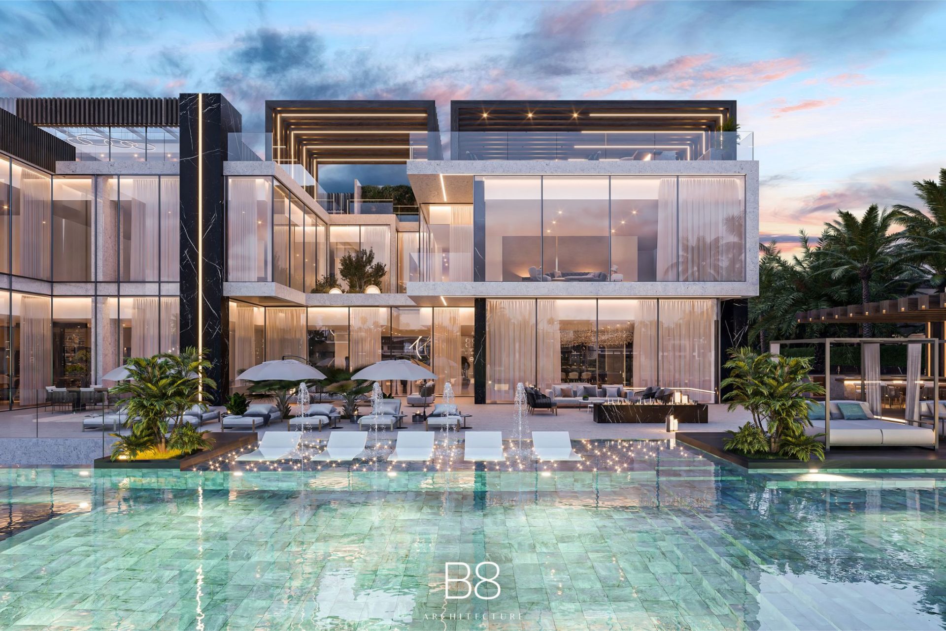 B8 Architecture: Redefining Luxury Villa Architecture in Dubai Hills View