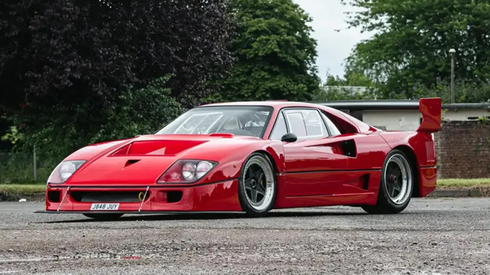 Unveiling the One-Off Ferrari F40 with V-12 Engine: A Collector's Dream