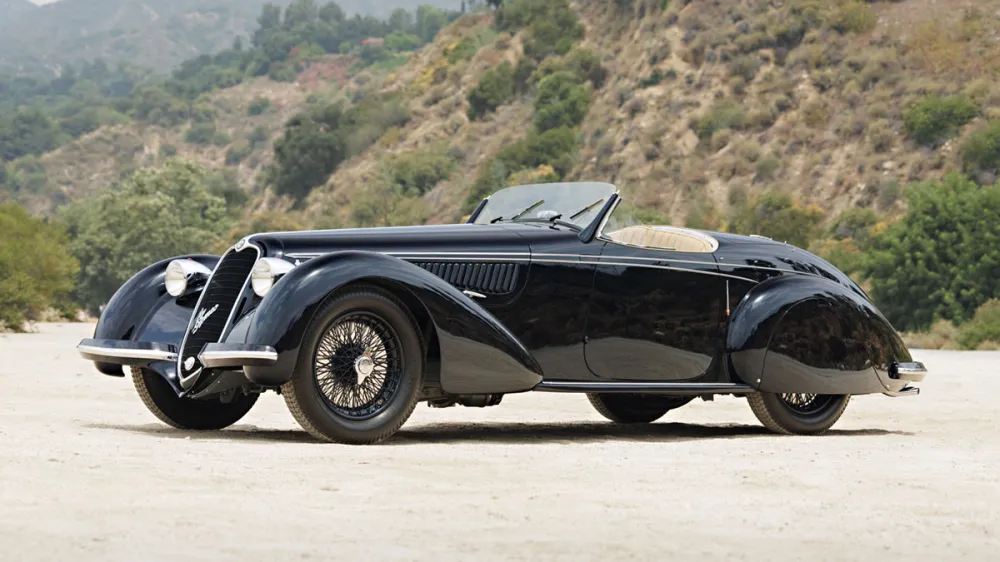 The Iconic 1938 Alfa Romeo 8C 2900B Lungo Spider: A Masterpiece of Automotive History